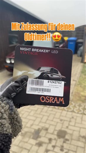 MAREIKE 👩🏼‍🔧 OLDTIMER LIEBE 👩🏼‍🔧 KULTURGUT on Instagram: "Mehr Licht. Originaler Look. 💡🚗 Die OSRAM NIGHT BREAKER LED VINTAGE gibt es mit Straßenzulassung für viele Oldtimer bei @atp.autoteile *Werbung Der Lichtvergleich am Ende hat mich ehrlich gesagt überrascht und sowas von überzeugt, dass wir für unsere anderen Oldtimer definitiv auch noch welche bestellen werden. Endlich macht es auch im Dunkeln Spaß unsere Oldtimer zu bewegen. 💪🏼😍 👉🏼 https://www.atp-autoteile.de/de/product/498