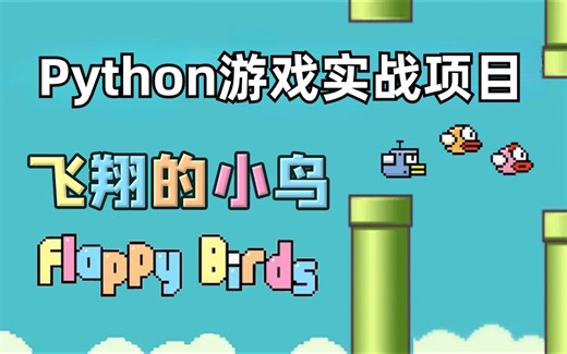【Python游戏项目】手把手带你用 python+pygame开发飞翔的小鸟游戏！附源码和工具