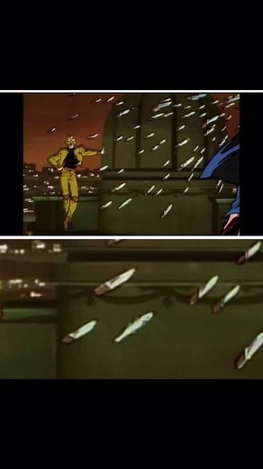 Dio's Knife Adventure in JoJo's Bizarre Series