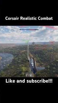 Corsair Realistic Combat #warthunder #dogfight #gaming #combat #f4u #corsair #explosion #crash #usa