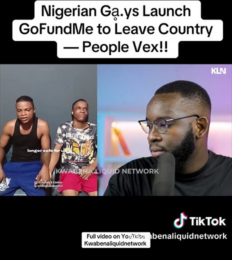 Nigerian Gḁys Launch GoFundMe to Leave Country — People Vex!! A story involving two Nigerian men and an online fundraising campaign has sparked conversations and reactions across social media. Here’s a closer look at the campaign, what they are seeking support for, and the different responses the story has received online. LGBTQ Nigeria, LGBTQ Nigerians, Nigerian LGBTQ community, LGBTQ GoFundMe, LGBTQ fundraising campaign, Nigerian LGBTQ story, LGBTQ couple Nigeria, LGBTQ news Nigeria, LGBTQ soc