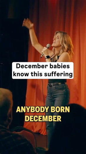 TRISH SUHR on Instagram: "Shoutout to all my fellow December babies!! #trishsuhr #standupcomedy #decemberbirthday #comedyreels"