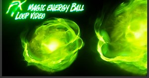 Fx Magic Energy Ball Loop 4K
