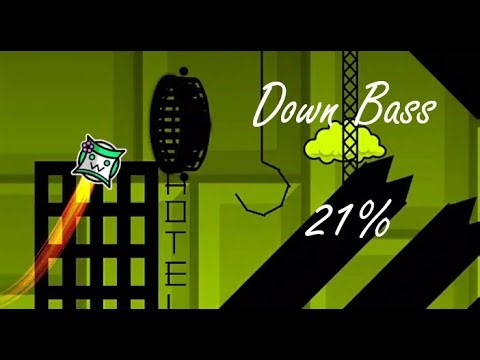 Down Bass 21% // Extreme Demon // Geometry Dash 2.2