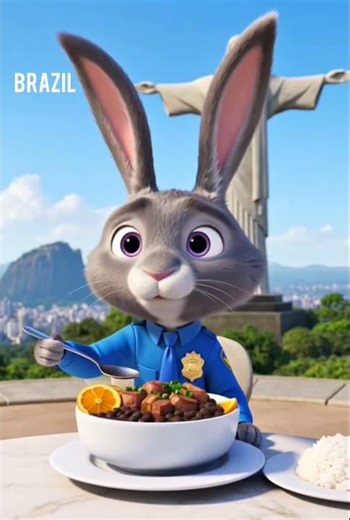 "Judy Hopps World Food Tour | Zootopia 2 Fan Animation"- Judy Hopps - Zootopia 2 #ai #future