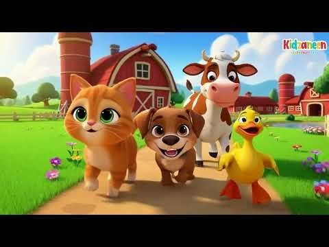 Les animaux 🐮 🐱 🐶 | chanson pour enfants
