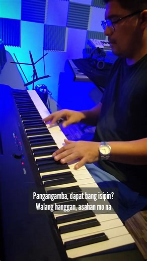 Kahit kailan by south border piano instrumental cover videoke lyrics 90s hit song | Mark Anthony B Somoso