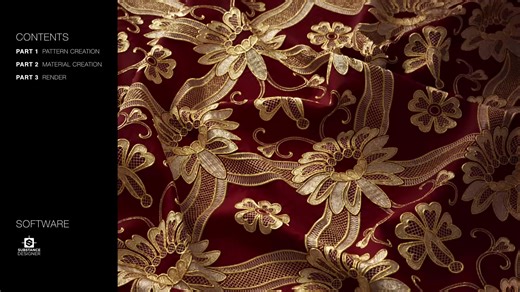 丝绸布料纹理材质制作教程