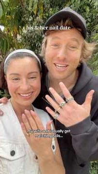 time for another set of couples nails (well, kind of lol)