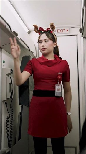 safety demo wings air #flightattendant #cabincrewjobs