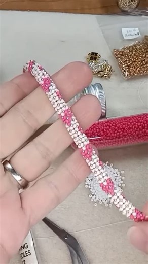 John Bead Corporation | Learn how to create a stunning heart bracelet with Emma of Baby Squirrel Beading on YouTube. Using the tubular chenille stitch, Emma guides... | Instagram