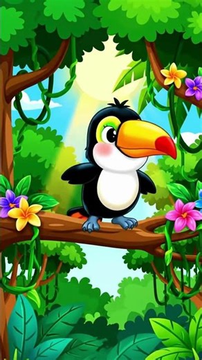 Toucan Song for Kids – Draw a Toucan – Tropical Bird Song #toucan #toucansong #animal#drawingforkids