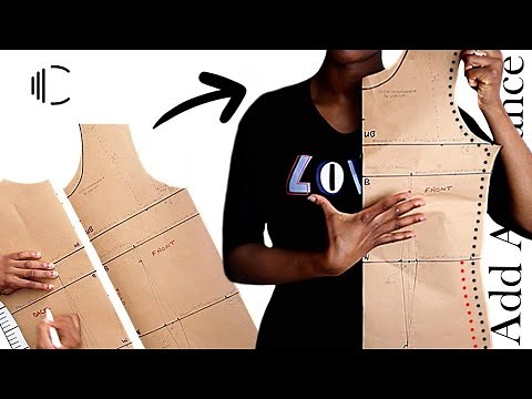 How to Add Seam Allowance to a Bodice Block with a Zip (TIPS and HACKS) | Pattern Making #CreatedIAm
