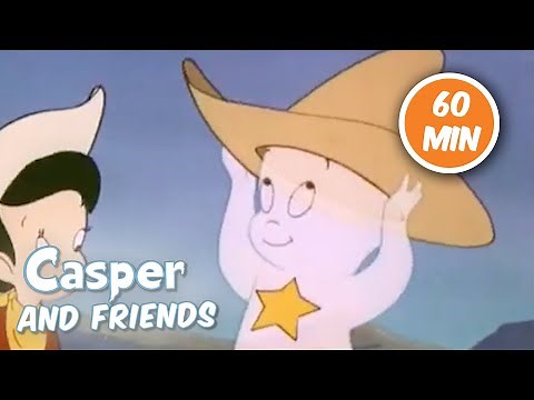 Wild West | Casper the Friendly Ghost | 1 Hour Compilation | Cartoons for Kids