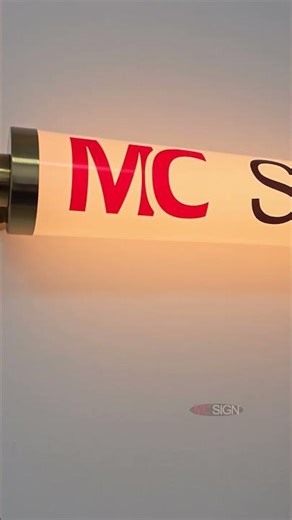 Illuminate your space with our Custom Cylindrical Light Box with Warm Glow ✨🔥