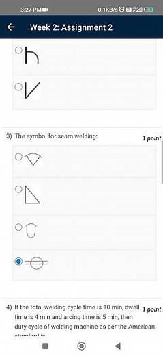 fundamental of welding science and technology: Assignment 2 NPTEL 2024