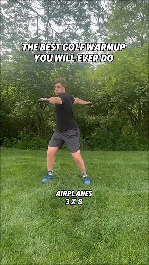 The best golf warmup up on the internet. Try this before your next round and you will see a huge difference in your golf swing. Message me to start your golf fitness journey today! #golffitness #golflifestyle #golfcoach | J Golf Fitness