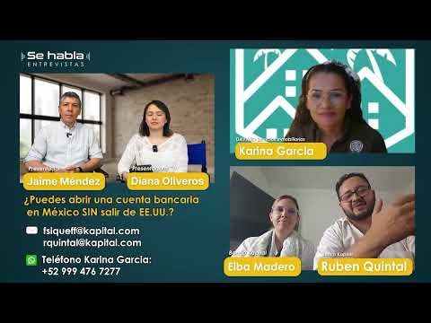 ¿Necesitas una cuenta bancaria en México pero vives en Estados Unidos? Esta información te interesa