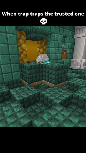 When trap trapped the trusted one 💀 #shorts #minecraft #minecraftvideos