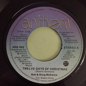 Bob & Doug McKenzie - Twelve Days Of Christmas