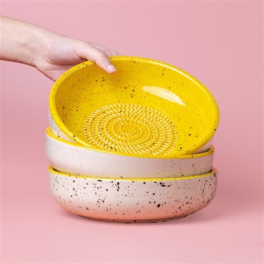 Ceramic Ginger Grater Plate: Spanish Kitchen Utensil, Vegan - Etsy