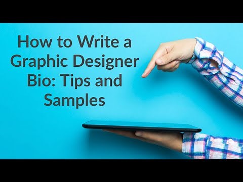 How to Write a Graphic Designer Bio