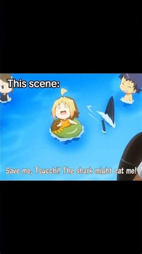 What a cute shark😂❤️ - Hanamaru Kindergarten #fyp #anime #hanamarukindergarten #animevideo #funny