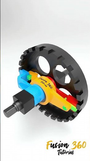 Continuous Spin In, Perfect Steps Out ⚙️ | Translating Cam & Crank-Slider Indexing Mechanism
