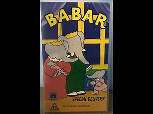 Opening to Babar: Special Delivery 1994 VHS (Australia)