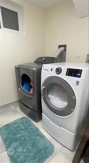 Doing laundry with Angie the GE washer and Enrique the Whirlpool Cabrio Electric Dryer AI!