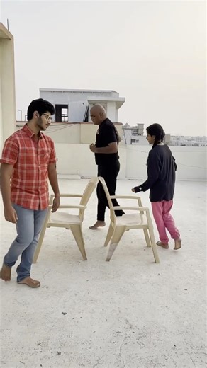 TitleFather Son Daughter Chair Race Challenge 👨‍👦‍👧🪑#FatherSonDaughter 👨‍👦‍👧#