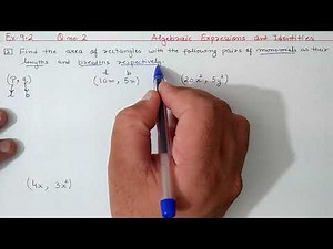 Ex.8.2 (Q.1,2) Chapter:8 Algebraic Expressions and Identities | Ncert Maths Class 8 |