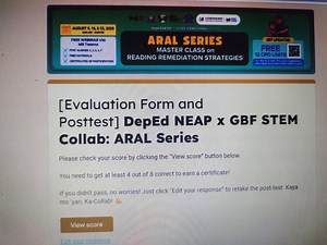 It was a day indeed with a lot of insight and take aways...Thank you GBF STEM COLLAB for this opportunity and DEPED NEAP #Colloaboration of learning# #Aral Series 25-26# | Rescel Caballero Bagabaldo