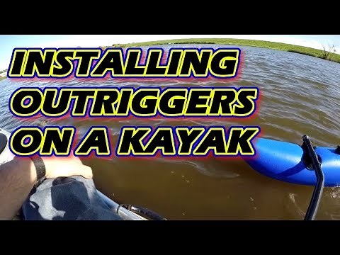 Stabilizing an Unstable Kayak - Installing Outriggers - #bassfishing #fishing