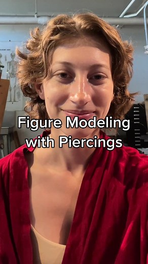 Exploring Figure Modeling Art: Sarah's Unique Pose