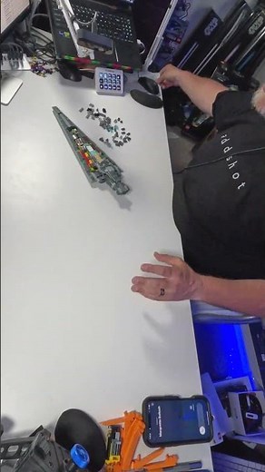 Budget Super Star Destroyer #lego #legostarwars #shorts