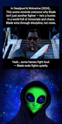 Why Is Blade One of Marvel's Most Tactical Fighters | #actionscene#comicbookmovies