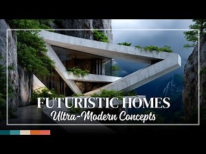 Futuristic Concrete House Ideas: Ultra-Modern Design with High-Tech Features