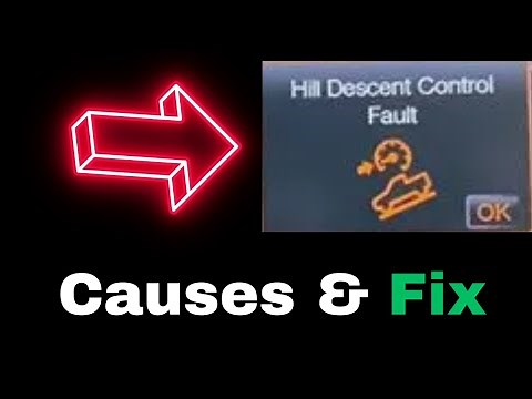 Hill Descent Control Fault (Malfunction on Ford Vehicles Causes & Fix)