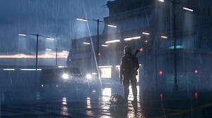 Police In The Rain Live Wallpaper - MoeWalls