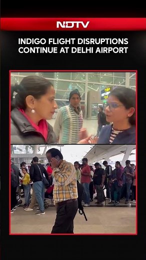 Indigo Flights | Indigo Flight Disruptions Continue At Delhi Airport