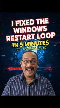 Windows Update Restart Loop FIX | Laptop Restart Ho Raha Hai Bar Bar? 100% Working Solution