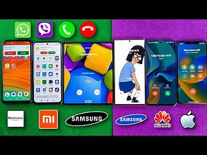 WhatsApp + Viber Group Call + Conference Calling Huawei vs Z Fold 5 vs Xiaomi vs Blackview vs iPhone