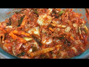 Kimchi | Korean Napa Cabbage Mak Kimchi 김치 | Easy Kimchi by You and I Can Cook