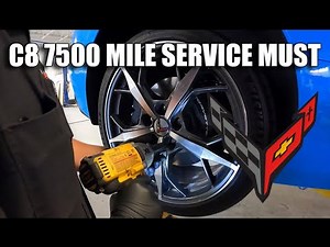 ANOTHER "MUST" AT 7500 SERVICE ON YOUR C8 CORVETTE ~TECH TUESDAY