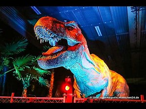 Experience T-Rex up close - Dinosaur Exhibition Olympic Park Munich