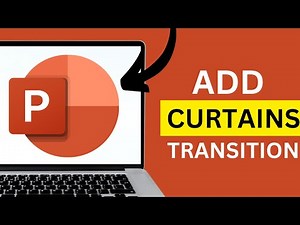 How to Add Curtains Transitions Animation Effect in PowerPoint Slide