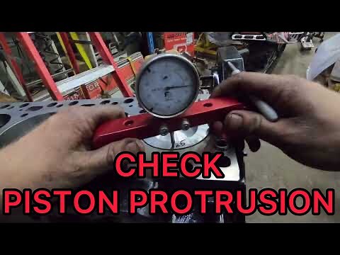 How to check your piston protrusion and valve recessions !