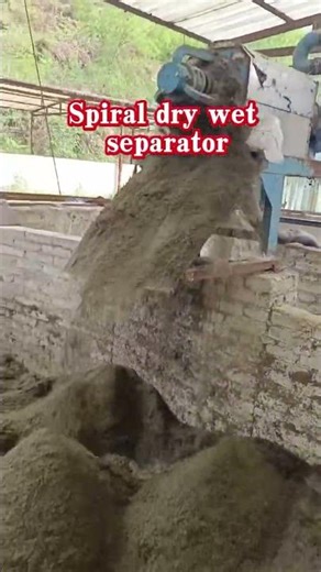Dry wet separator #Pigmanure #Cowmanure #Chickenmanure #Sludge #Winelees #Machine #FYP