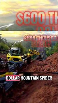 Menzi Muck M545: The Spider Excavator #shorts #construction